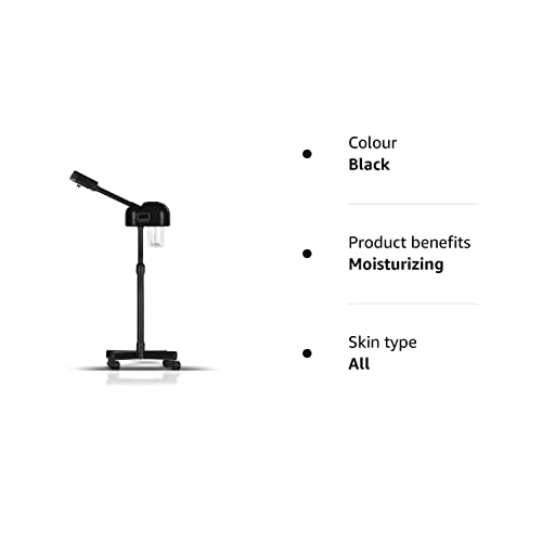 Facial Steamer, Black with LCD Screen,