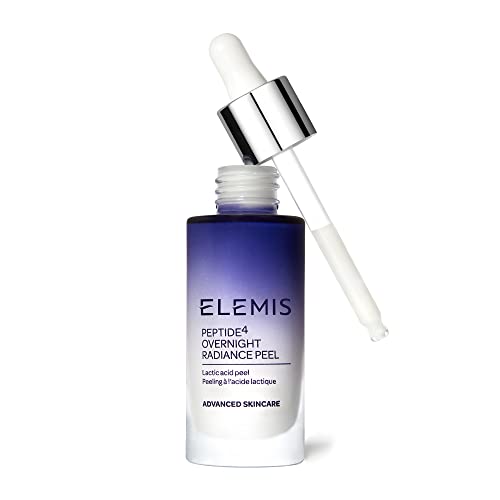 ELEMIS Peptide4 Overnight Radiance Peel, Enriched with AHAs and Nourishing Botanical Oils, Multi-Tasking Daily Lactic Acid Peel Gently Exfoliates for a Brighter, Flawless-Looking Complexion, 30ml