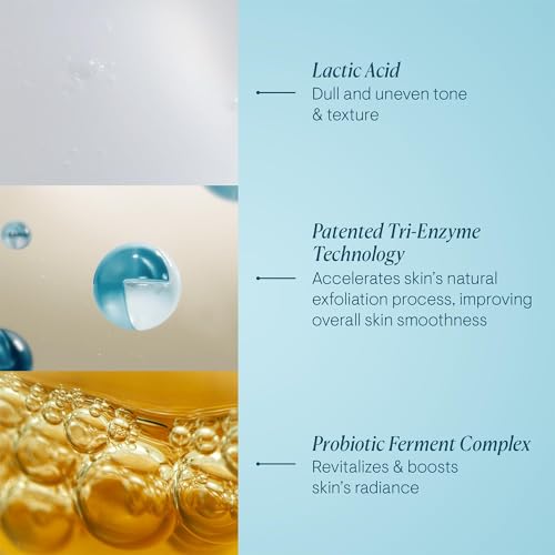ELEMIS Dynamic Resurfacing Facial Pads, Exfoliating Face Pads with Tri-Enzyme Technology, Face Exfoliator to Smooth & Resurface, Gentle Exfoliating Pads to Encourage Skin Renewal, 60 Plastic-Free Pads
