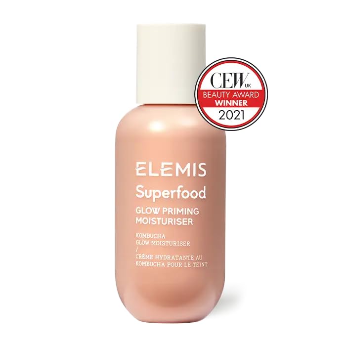 ELEMIS Superfood Prebiotic-Infused Hydrating Daily Glow Skincare, Radiance-Enhancing, Moisturising & Hydrating Facial Care with Anti-Oxidant Rich Formula for Smooth and Radiant Skin - Single or Bundle