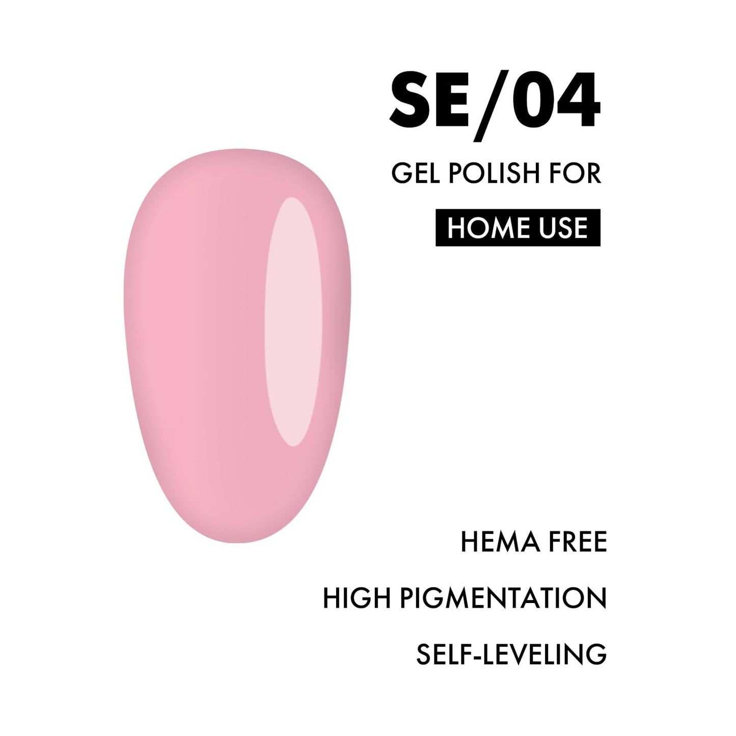 EMI Salon Effect Blush Bloom HEMA free gel polish plus more colours to choose from.