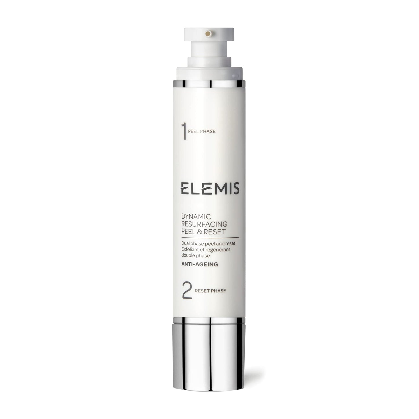 ELEMIS Dynamic Resurfacing Peel & Reset, Dual Phase Resurfacing Treatment for Dull Skin, Accelerates Natural Cell Renewal to Instantly Improve Texture, Professional Facial Results at Home, 30ml