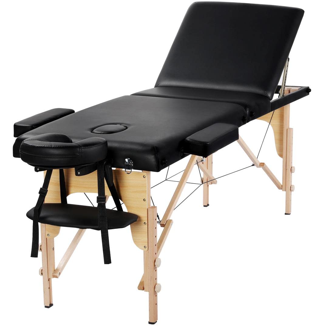 Massage Table Folding Yaheetech Portable