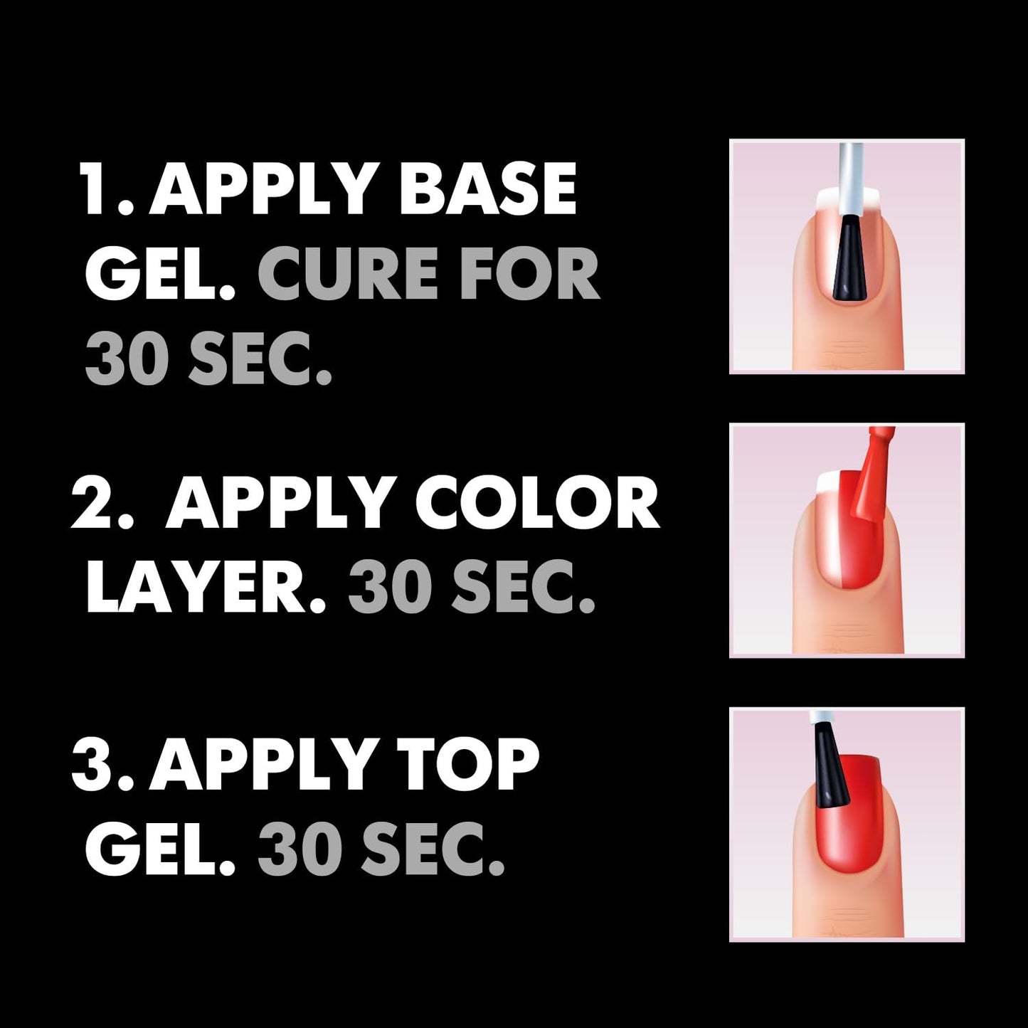 EMI Salon Effect Blush Bloom HEMA free gel polish plus more colours to choose from.