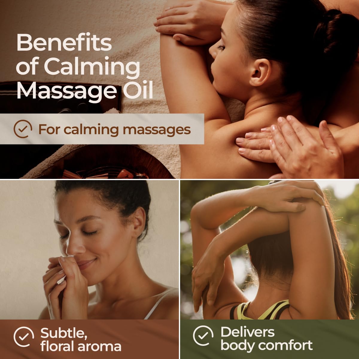 Massage Oil for Sore Muscles - Gya Labs Calming