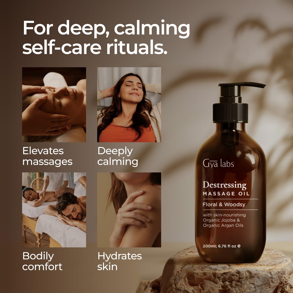 Massage Oil - Gya Labs Destressing
