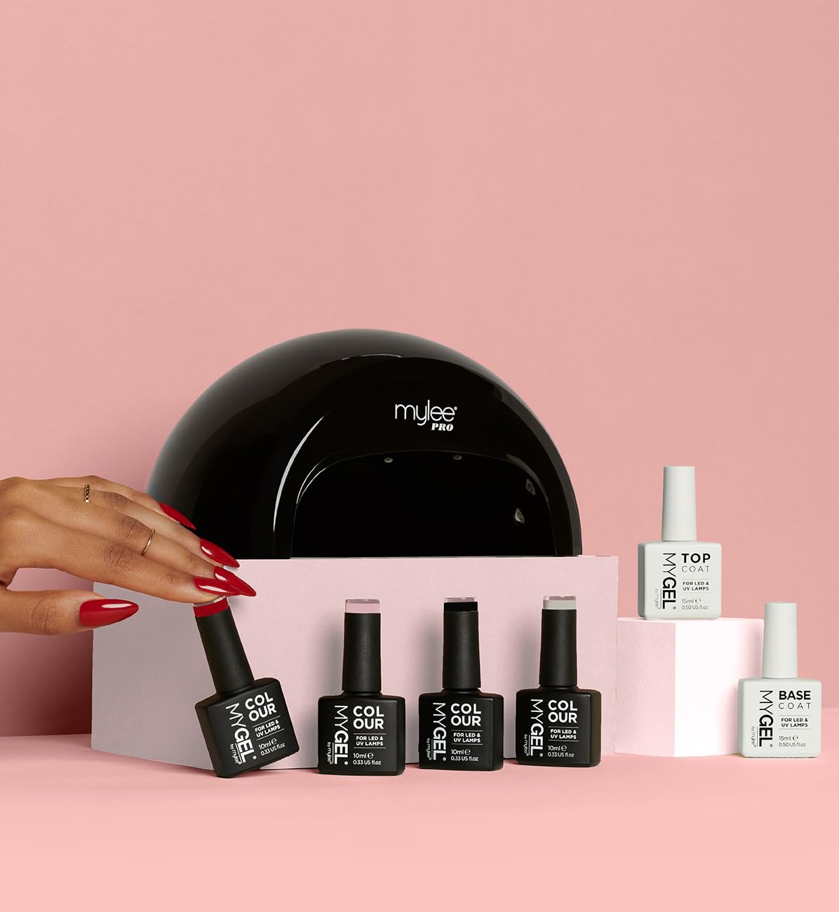 Mylee Complete Professional Gel Nail Polish LED Lamp Kit,