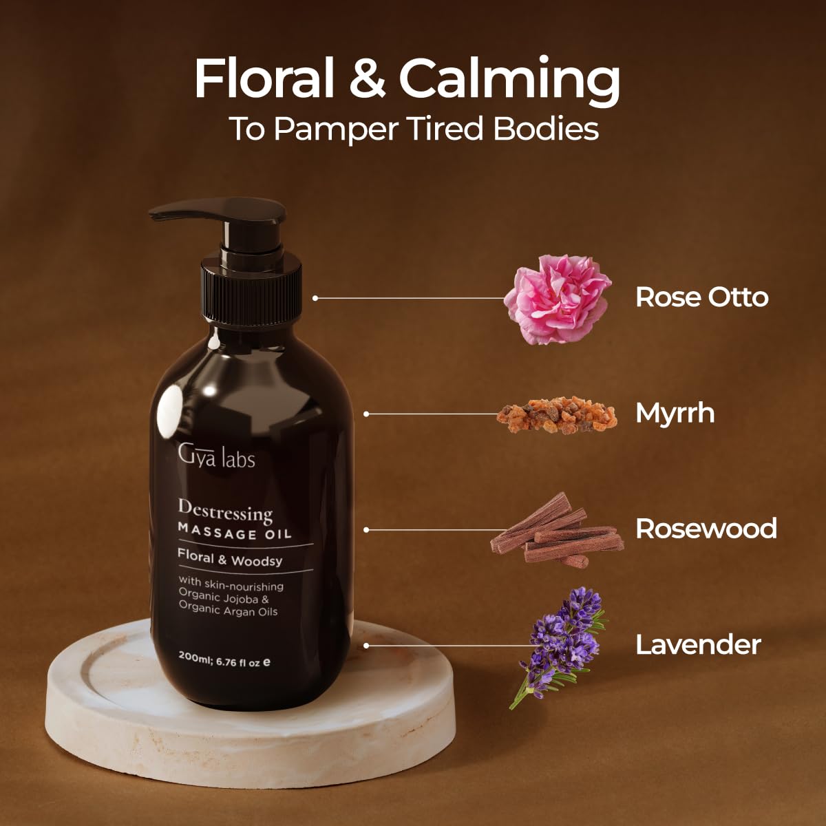 Massage Oil - Gya Labs Destressing