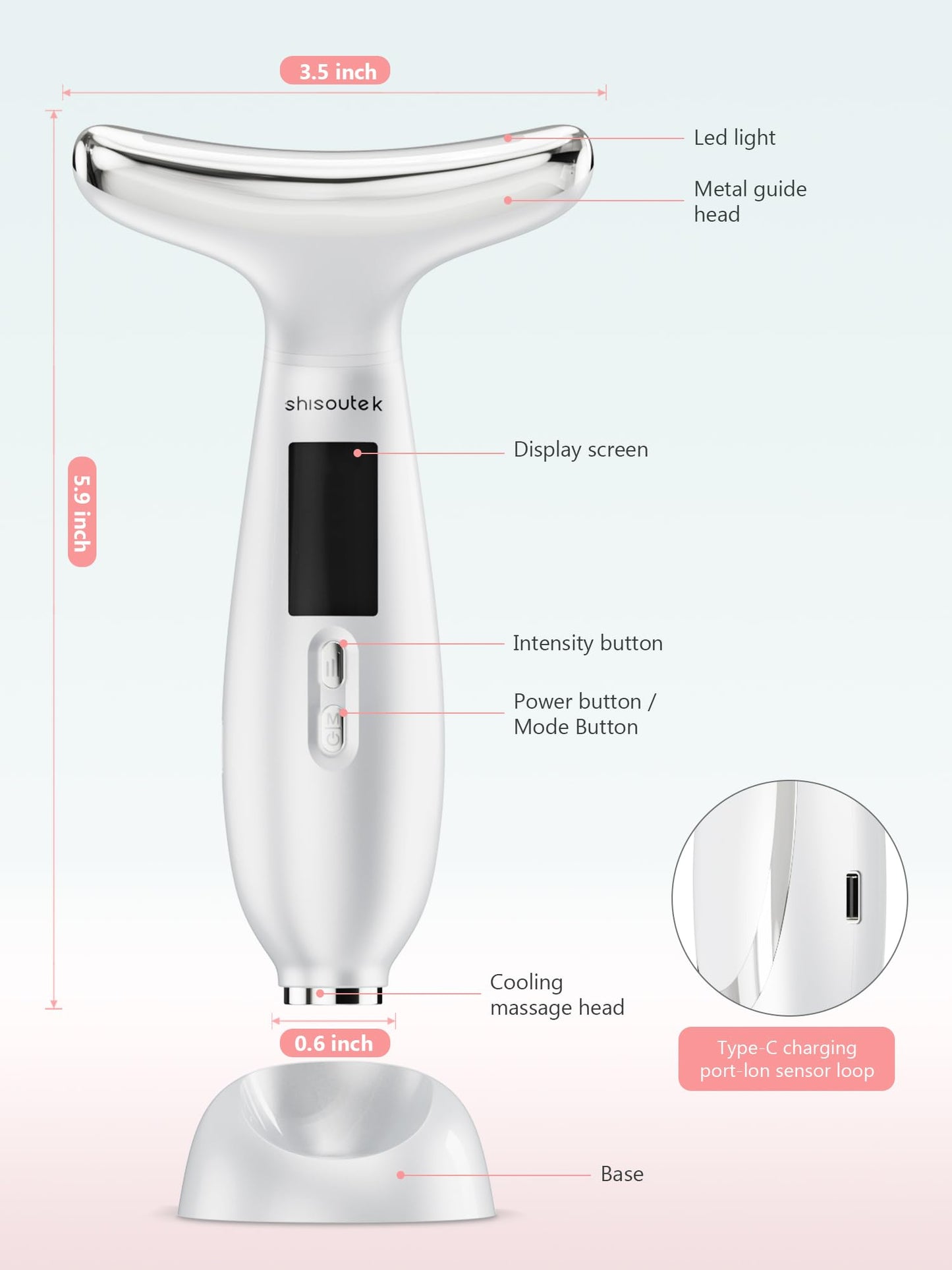 10% voucher applied at checkout, valid until 19th March, Face Lifting Device Facial Massager: