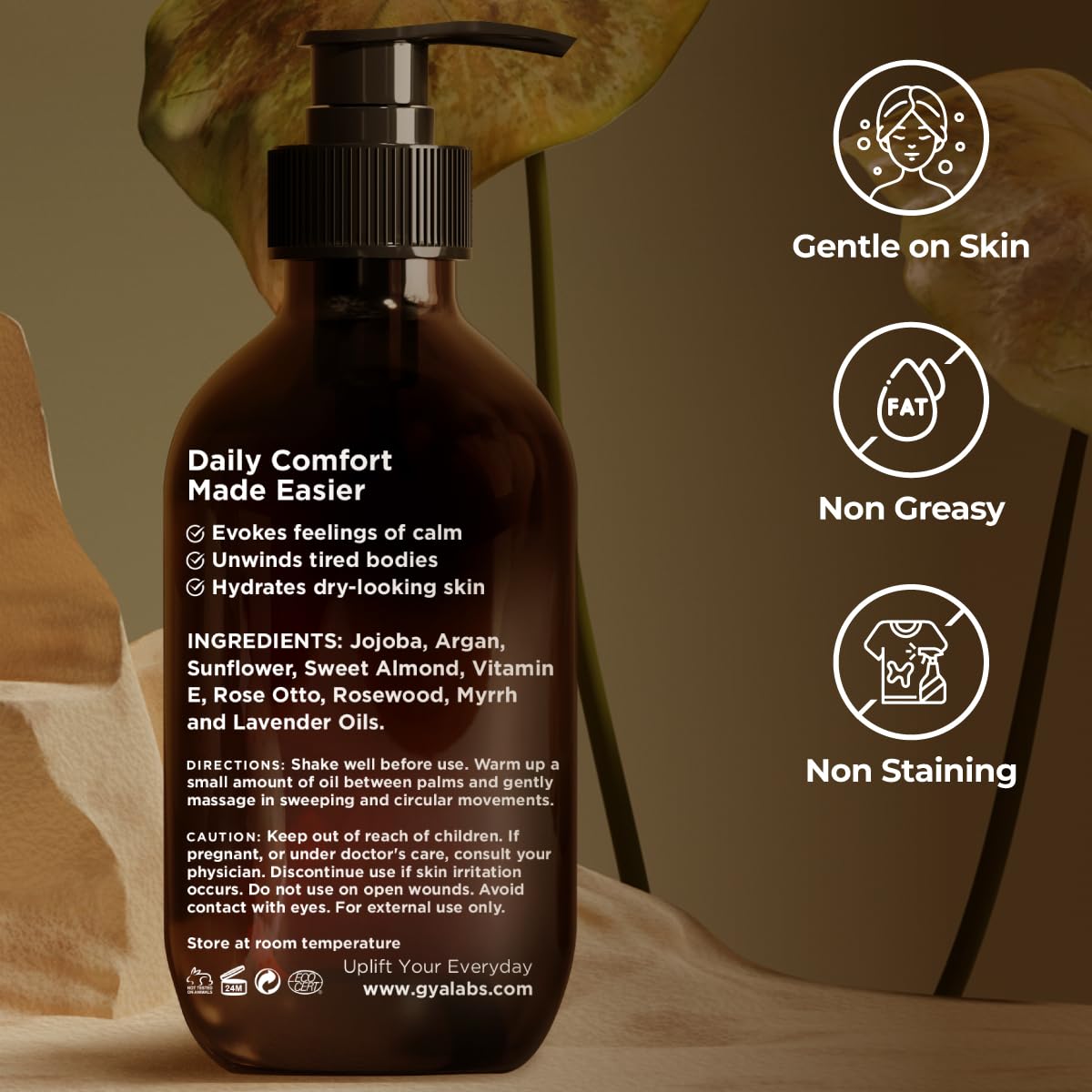 Massage Oil - Gya Labs Destressing