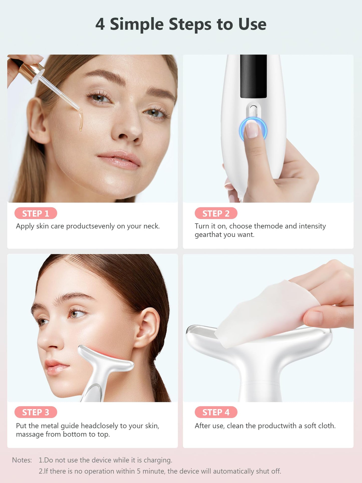 10% voucher applied at checkout, valid until 19th March, Face Lifting Device Facial Massager: