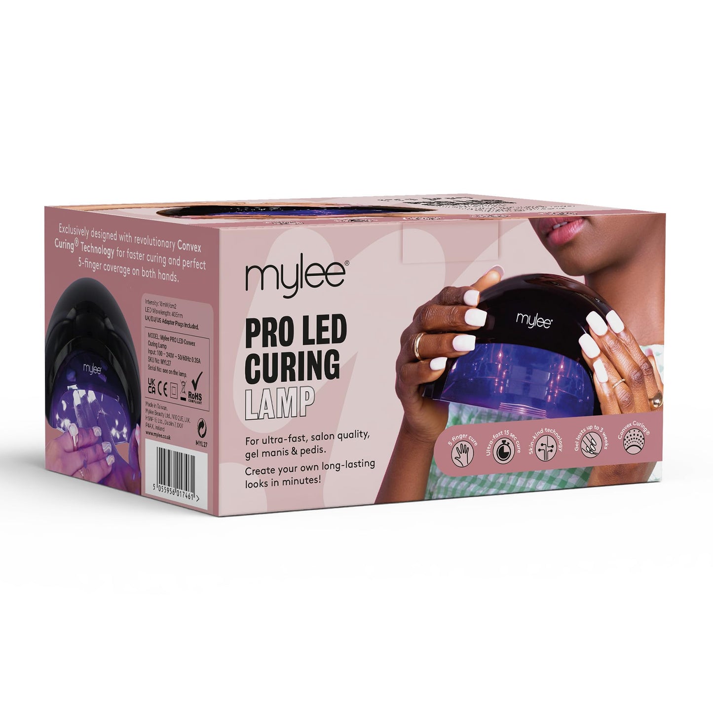 Mylee Complete Professional Gel Nail Polish LED Lamp Kit,