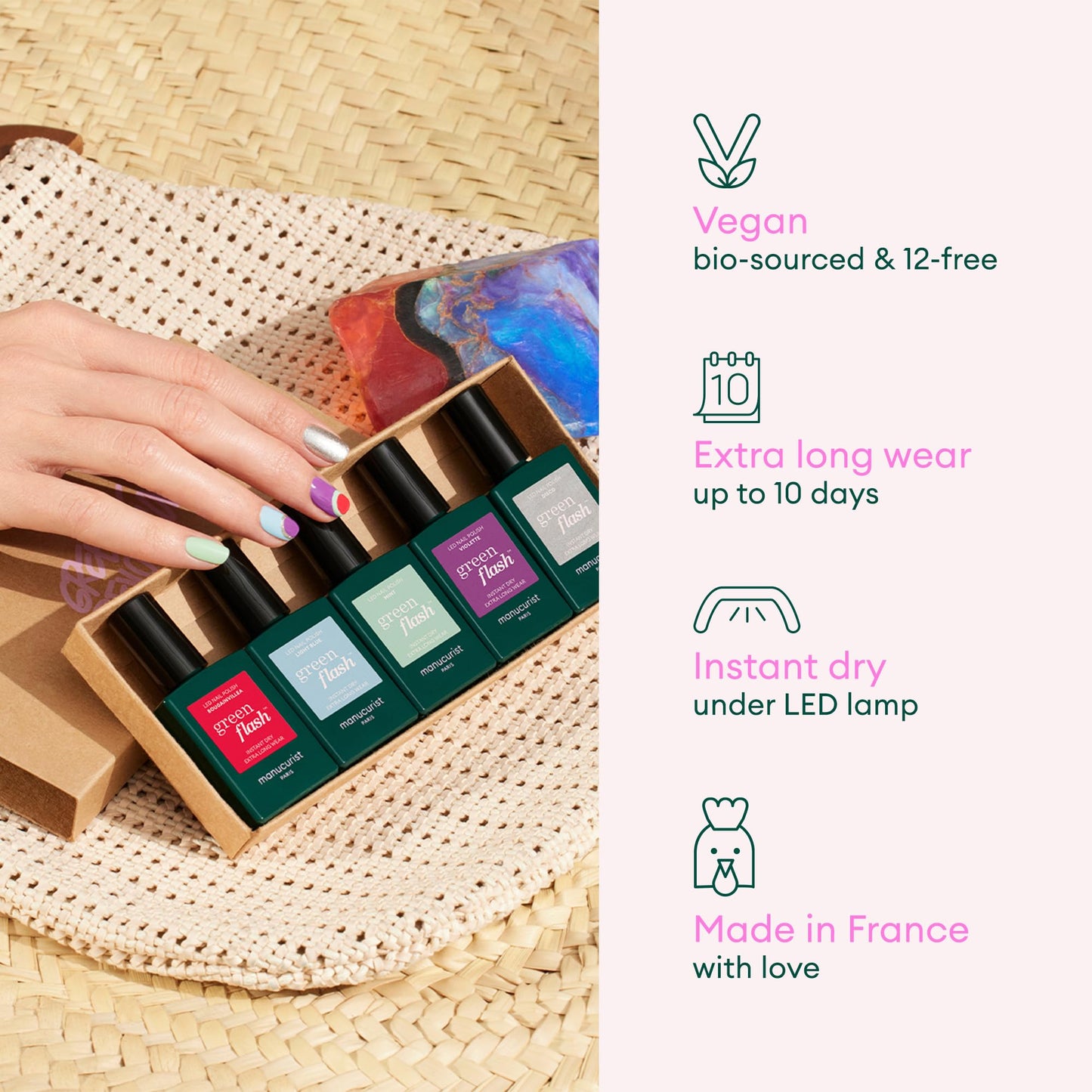 Manucurist Green Flash Gel Nail Polish - Gel Polish