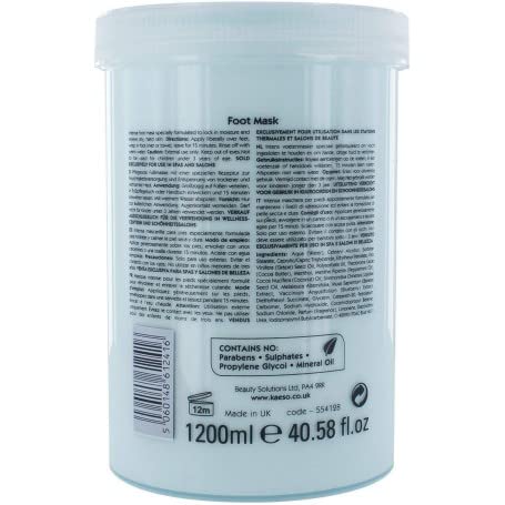 Foot Mask, Kaeso , Peppermint and Blueberry Twist, 1200 ml
