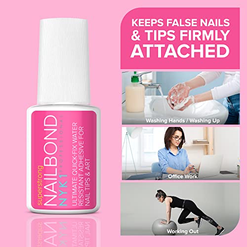 Nail Glue Extra Strong with Brush (8ml) Super Strong