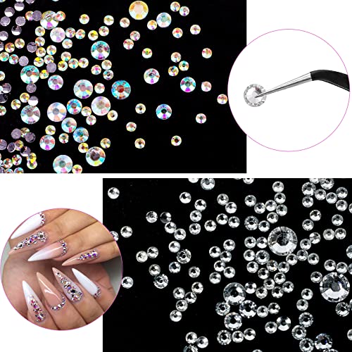 Rhinestones 1500PCS in 6 Sizes