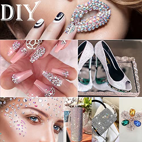 Rhinestones 1500PCS in 6 Sizes