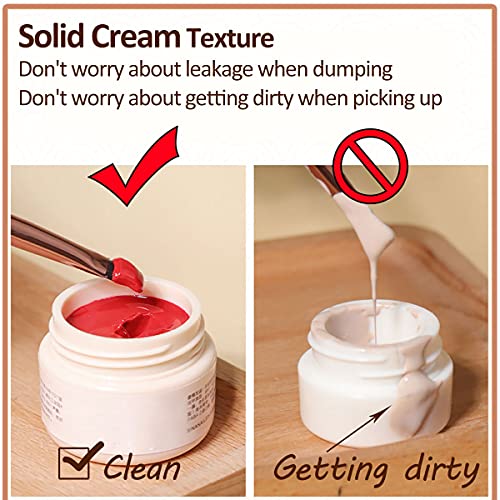 Nail Art Solid Cream Gel Nail Set