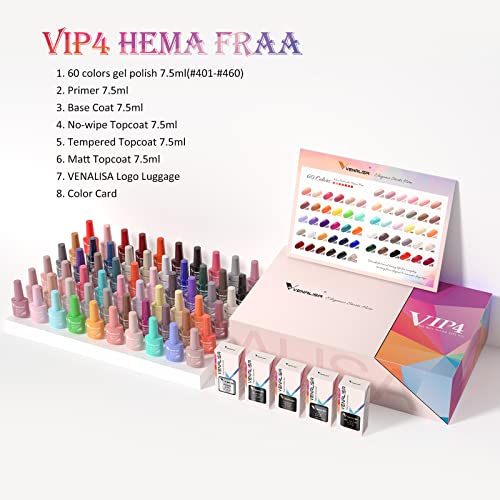 Gel Polish - Hema Free UV Gel Nail Polish Set,60 colours