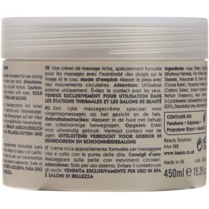 Facial Massage Cream - Kaeso  Enriched with Vitamin E 450 ml