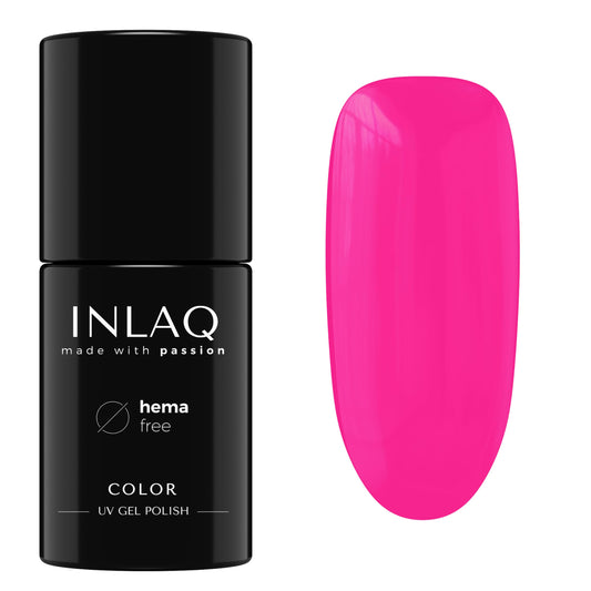 INLAQ® HEMA Free UV Nail Polish Candy Pink 6 ml plus more colours to choose from