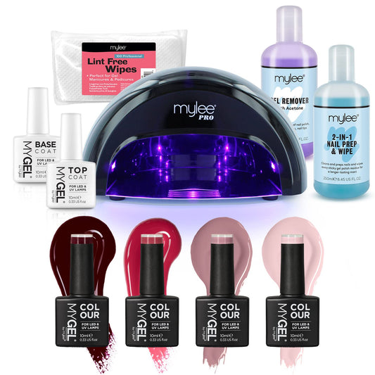 Mylee Complete Professional Gel Nail Polish LED Lamp Kit,