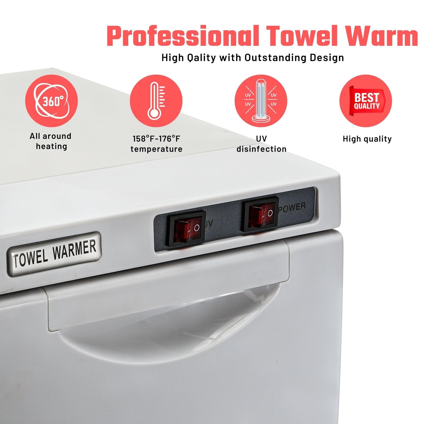 Towel Warmer Heater UV Sterilizer 5L  - 3 In 1