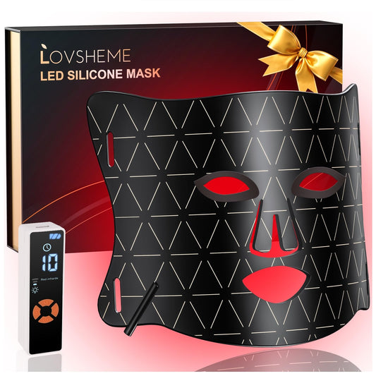 LED Face Mask - Professional Grade Skincare at Home – FDA Approved Red Light Therapy Mask