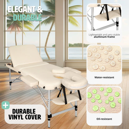 Massage Table, - TecTake Lightweight Portable