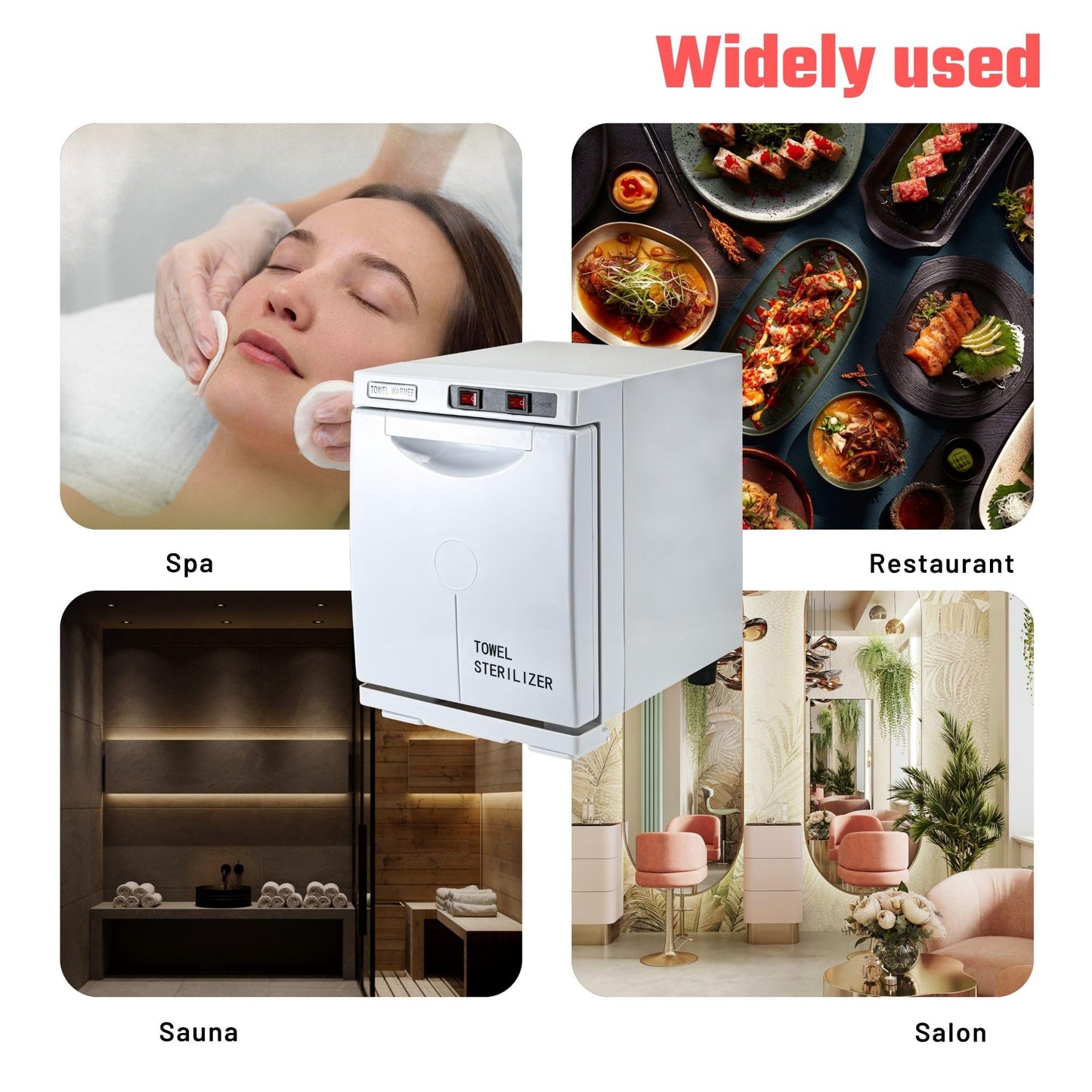 Towel Warmer Heater UV Sterilizer 5L  - 3 In 1