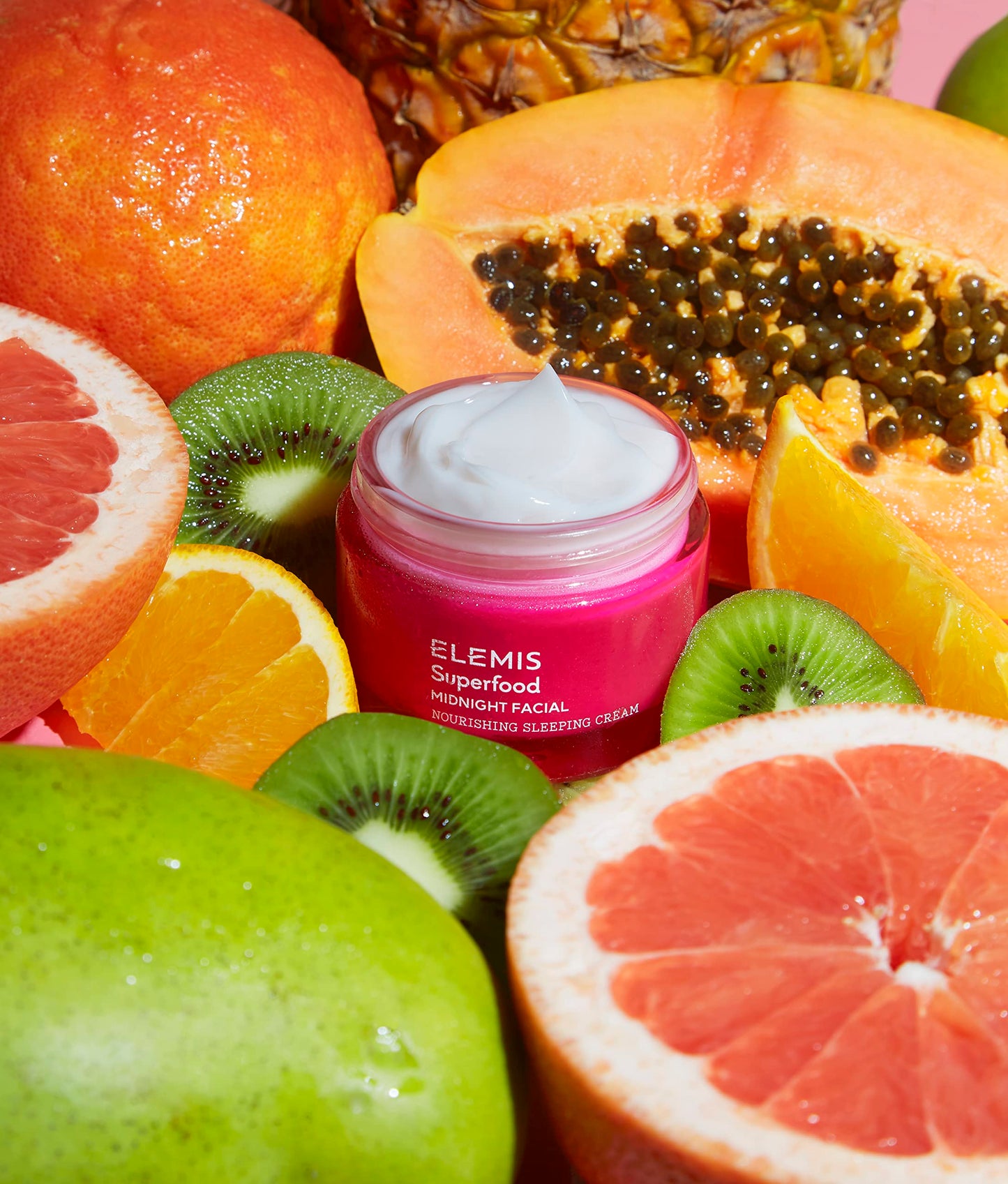 Elemis Superfood Midnight Facial & Facial Oil, Nourishing Prebiotic Night Treatment, Moisturising & Hydrating Facial Care with Anti-Oxidant Rich Formula to Plump and Smooth Skin - Single or Bundle