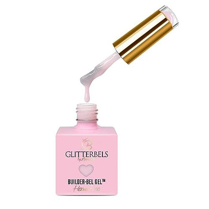 Glitterbels Builder Gel - Hema Free - New Peek-a-Boo 17ml)