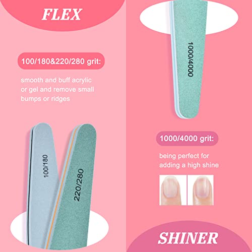 Nail Buffer Block Emery Boards, 6Pcs