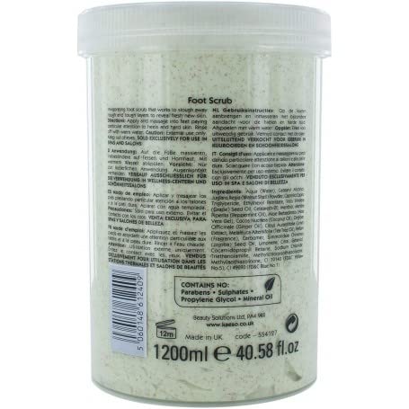 Foot Scrub,, Kaeso  Lime and Ginger Tingle, 1200 ml