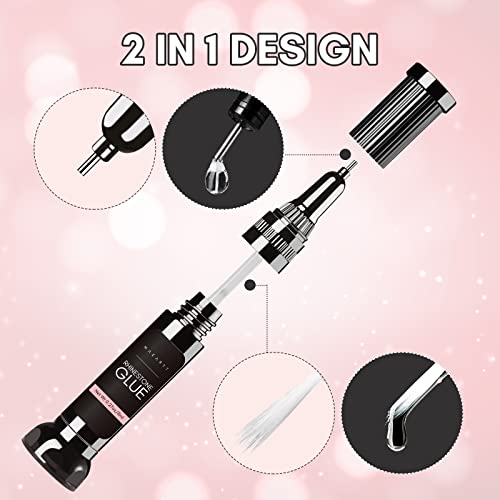 Nail Art, Makartt Nail Rhinestone Glue Gel Kit, 2 x 8ml