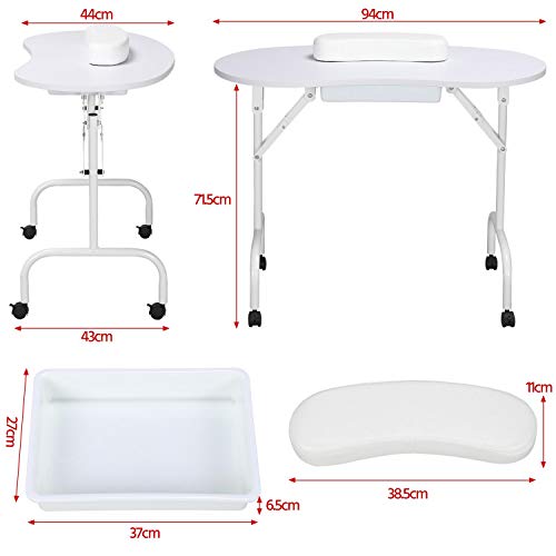 Manicure Table Portable