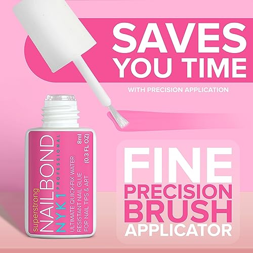 Nail Glue Extra Strong with Brush (8ml) Super Strong