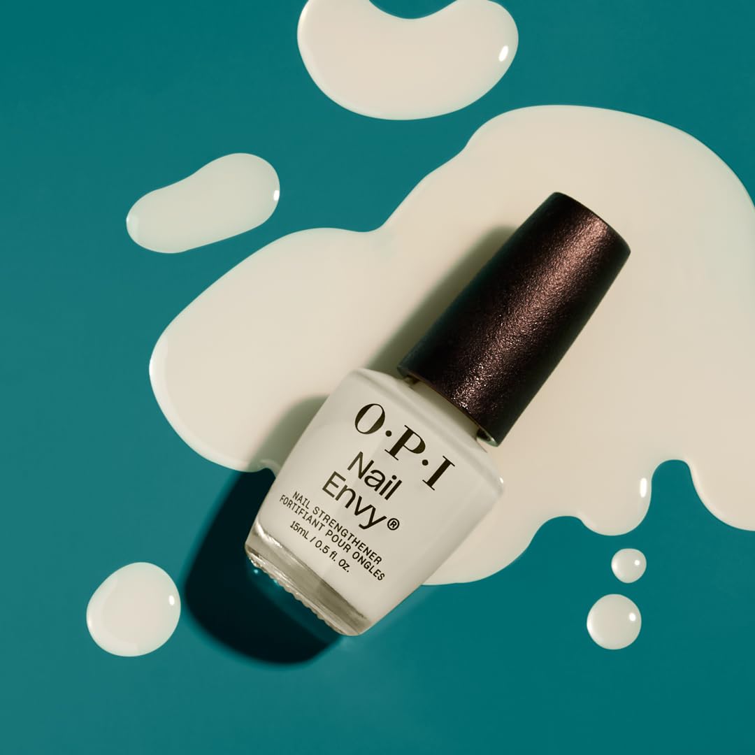 OPI Nail Envy Nail Polish, Nail Strengthener Treatment with Biotin, Calcium & Vitamins for Strong Natural Nails,  15ml