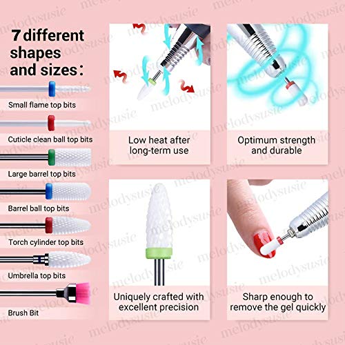 Nail Drill Bits, MELODYSUSIE