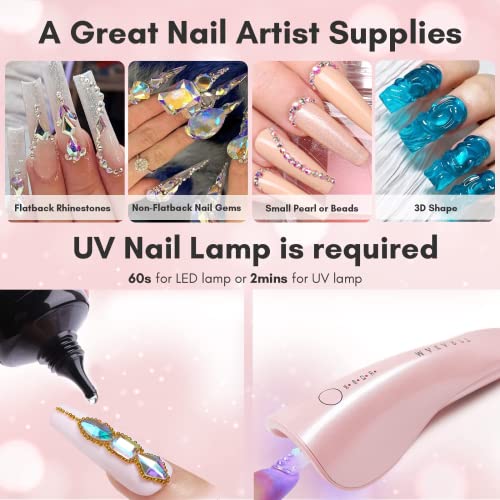 Nail Art Rhinestone Glue Gel 30g,