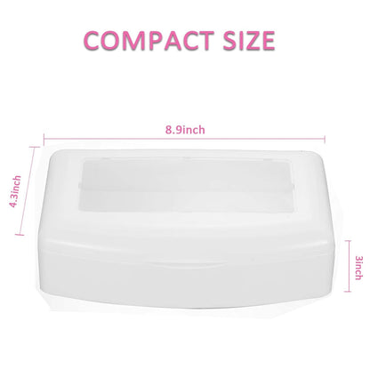Nail Tool Sterilizer Box, White