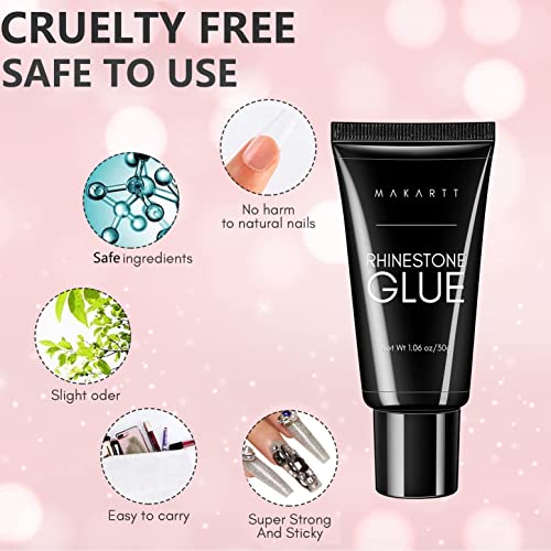 Nail Art Rhinestone Glue Gel 30g,