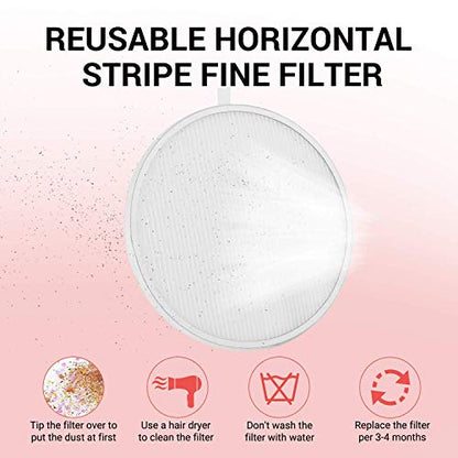 Nail Dust Collector, MELODYSUSIE (White)