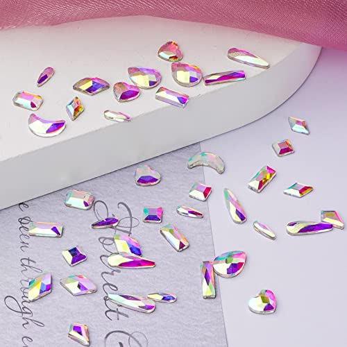 Nail Art, Canvalite 1820Pcs Rhinestones Nail Gems for Nail Art, 12 Styles