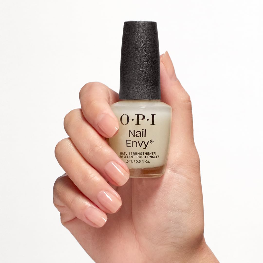 OPI Nail Envy Nail Polish, Nail Strengthener Treatment with Biotin, Calcium & Vitamins for Strong Natural Nails,  15ml