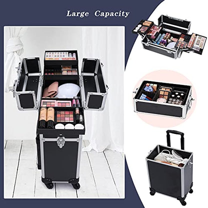 Trolley 3-in-1 -  Vanity Case Beauty Rolling Case