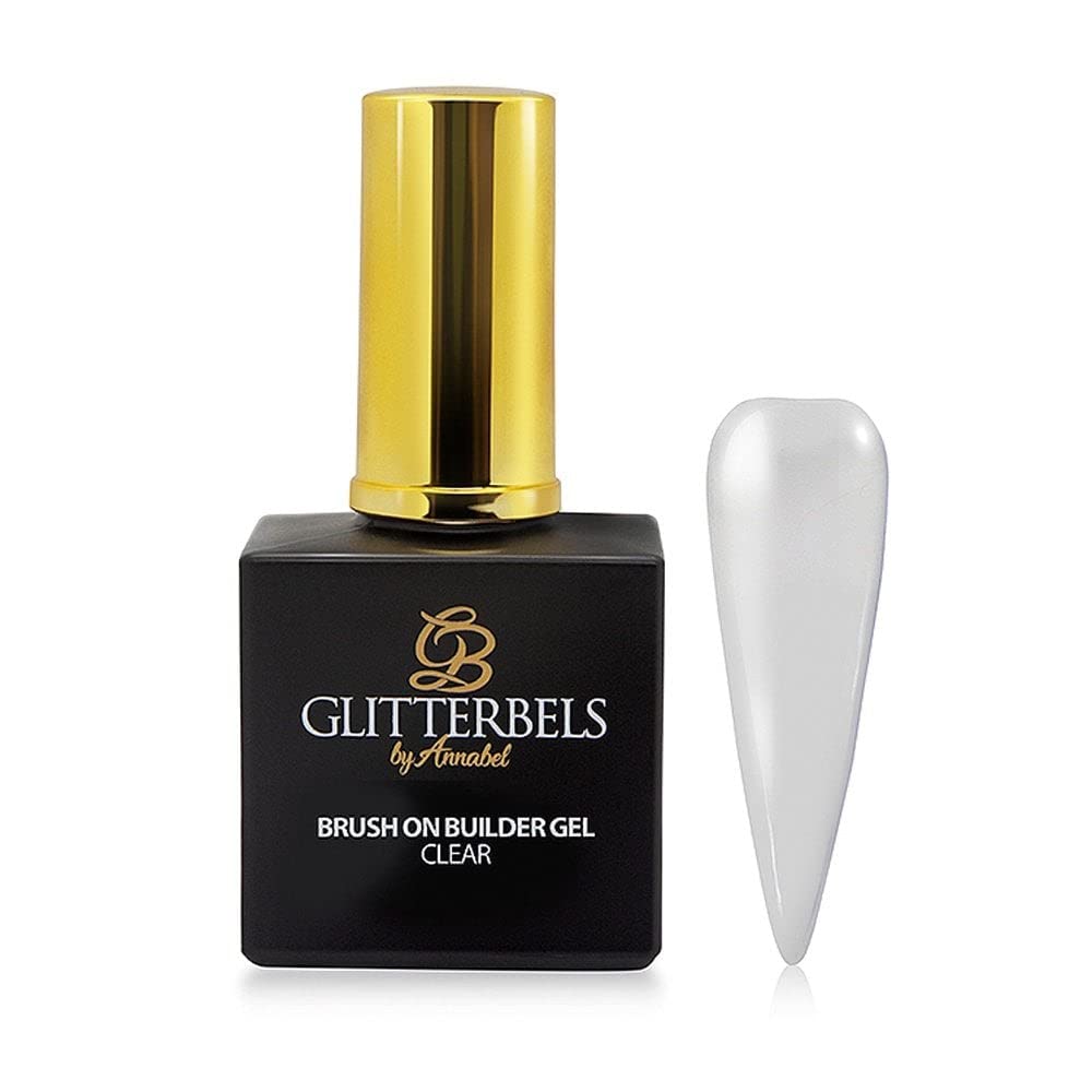 Glitterbels Brush On Builder Gel Polish - Clear 17ml