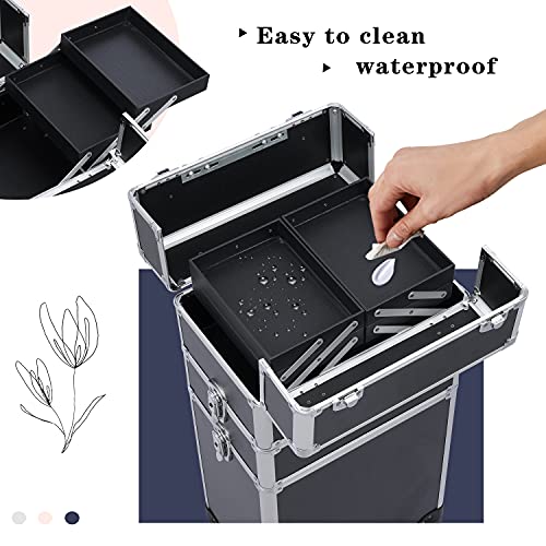 Trolley 3-in-1 -  Vanity Case Beauty Rolling Case